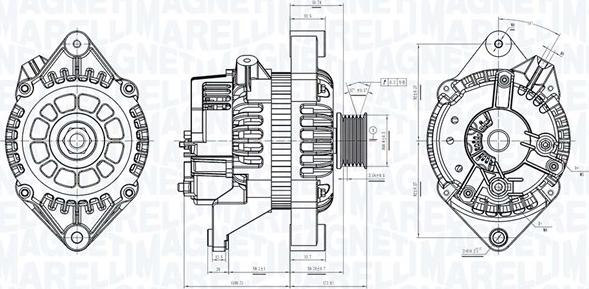 Magneti Marelli 063730861010 - Генератор autozip.com.ua