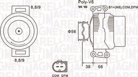 Magneti Marelli 063731996010 - Генератор autozip.com.ua