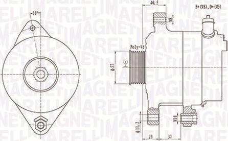 Magneti Marelli 063731949010 - Генератор autozip.com.ua