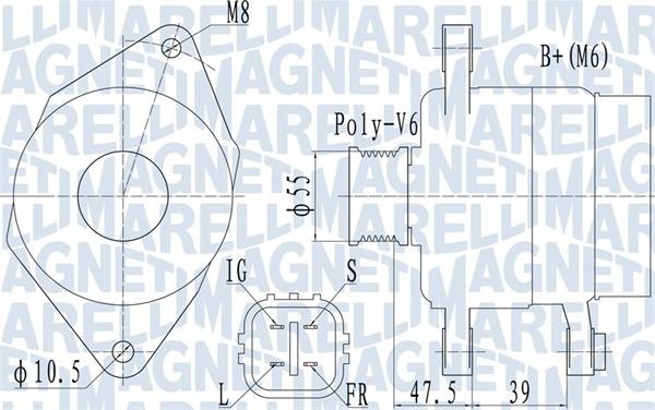 Magneti Marelli 063731942010 - Генератор autozip.com.ua