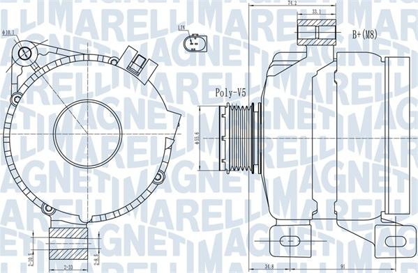 Magneti Marelli 063731967010 - Генератор autozip.com.ua