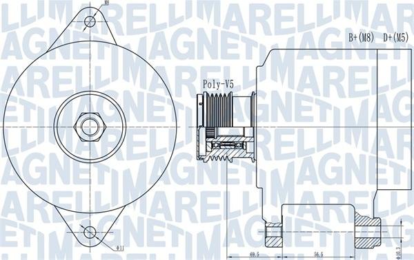 Magneti Marelli 063731909010 - Генератор autozip.com.ua