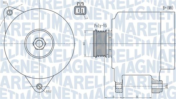 Magneti Marelli 063731906010 - Генератор autozip.com.ua