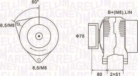 Magneti Marelli 063731919010 - Генератор autozip.com.ua