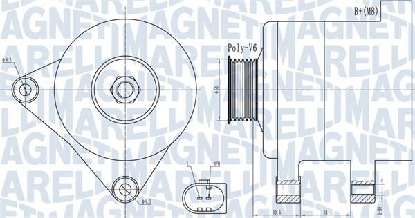 Magneti Marelli 063731985010 - Генератор autozip.com.ua