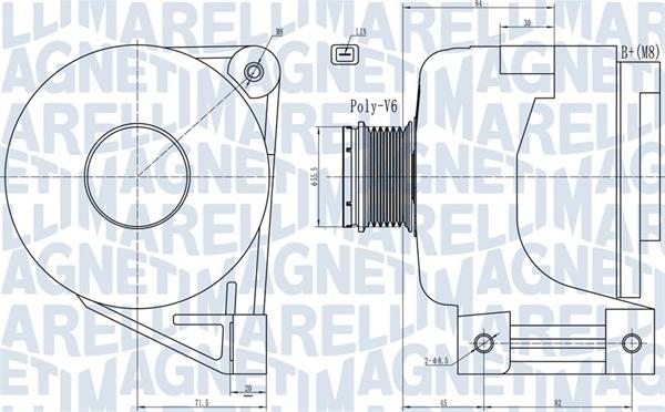 Magneti Marelli 063731988010 - Генератор autozip.com.ua