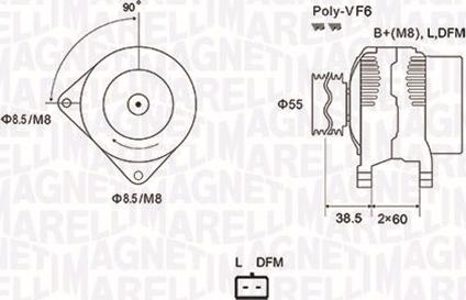 Magneti Marelli 063731933010 - Генератор autozip.com.ua