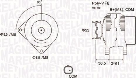 Magneti Marelli 063731975010 - Генератор autozip.com.ua