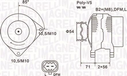 Magneti Marelli 063731973010 - Генератор autozip.com.ua