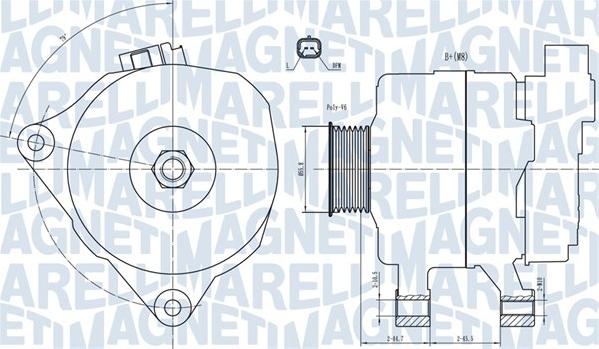 Magneti Marelli 063731499010 - Генератор autozip.com.ua