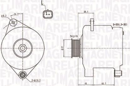 Magneti Marelli 063731444010 - Генератор autozip.com.ua