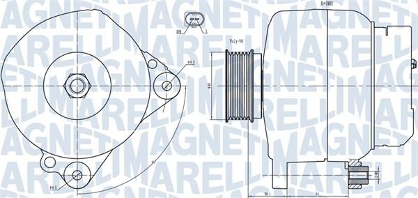 Magneti Marelli 063731445010 - Генератор autozip.com.ua