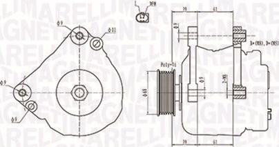 Magneti Marelli 063731402010 - Генератор autozip.com.ua