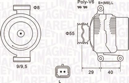 Magneti Marelli 063731484010 - Генератор autozip.com.ua