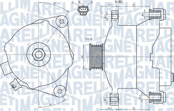 Magneti Marelli 063731483010 - Генератор autozip.com.ua