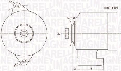 Magneti Marelli 063731472010 - Генератор autozip.com.ua