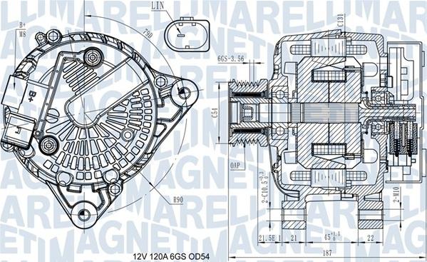 Magneti Marelli 063731545910 - Генератор autozip.com.ua