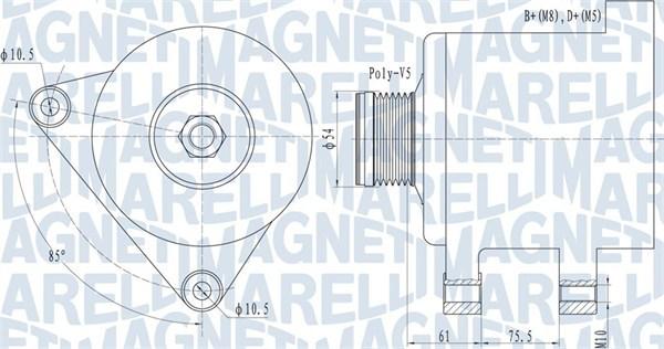 Magneti Marelli 063731559010 - Генератор autozip.com.ua