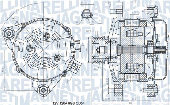 Magneti Marelli 063731557910 - Генератор autozip.com.ua