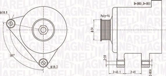 Magneti Marelli 063731509010 - Генератор autozip.com.ua