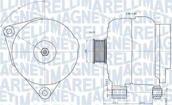 Magneti Marelli 063731501010 - Генератор autozip.com.ua