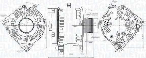 Magneti Marelli 063731513010 - Генератор autozip.com.ua