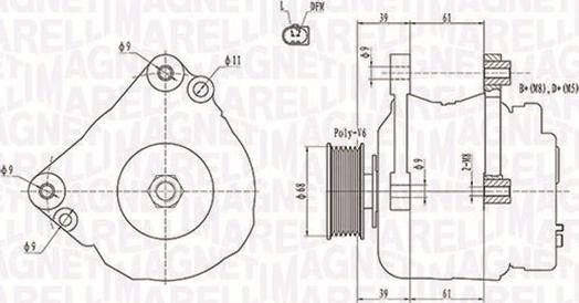 Magneti Marelli 063731587010 - Генератор autozip.com.ua