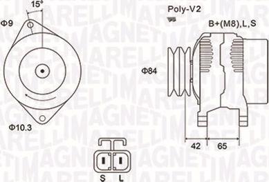 Magneti Marelli 063731530010 - Генератор autozip.com.ua