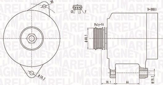 Magneti Marelli 063731522010 - Генератор autozip.com.ua