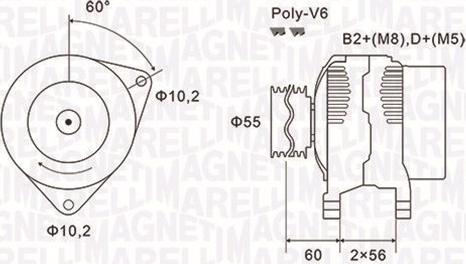 Magneti Marelli 063731577010 - Генератор autozip.com.ua