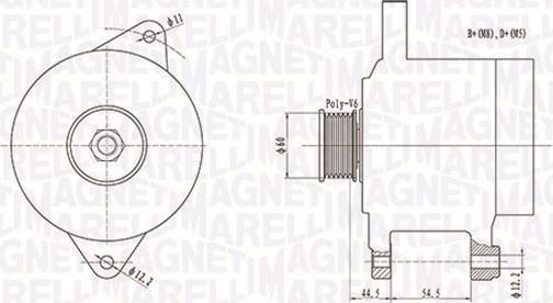 Magneti Marelli 063731696010 - Генератор autozip.com.ua