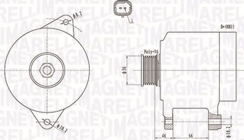 Magneti Marelli 063731653010 - Генератор autozip.com.ua