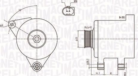 Magneti Marelli 063731664010 - Генератор autozip.com.ua