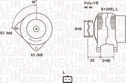 Magneti Marelli 063731661010 - Генератор autozip.com.ua