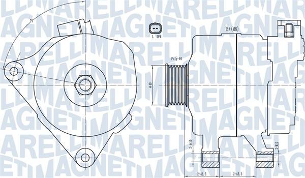 Magneti Marelli 063731687010 - Генератор autozip.com.ua