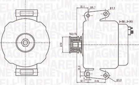 Magneti Marelli 063731630010 - Генератор autozip.com.ua