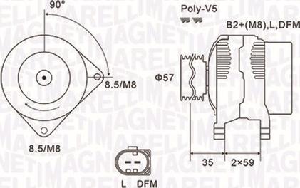 Magneti Marelli 063731675010 - Генератор autozip.com.ua