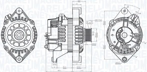 Magneti Marelli 063731053010 - Генератор autozip.com.ua