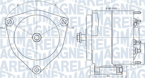 Magneti Marelli 063731035010 - Генератор autozip.com.ua