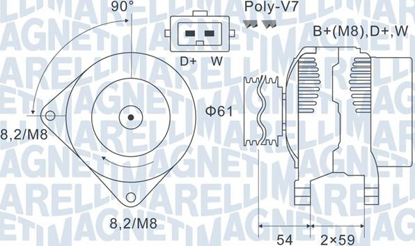 Magneti Marelli 063731143010 - Генератор autozip.com.ua