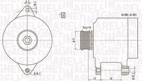 Magneti Marelli 063731157010 - Генератор autozip.com.ua