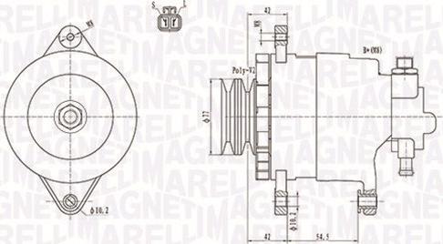 Magneti Marelli 063731183010 - Генератор autozip.com.ua