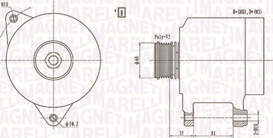 Magneti Marelli 063731139010 - Генератор autozip.com.ua