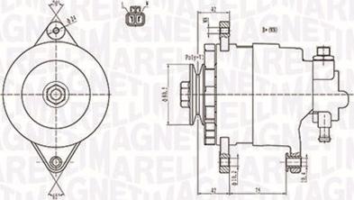 Magneti Marelli 063731172010 - Генератор autozip.com.ua