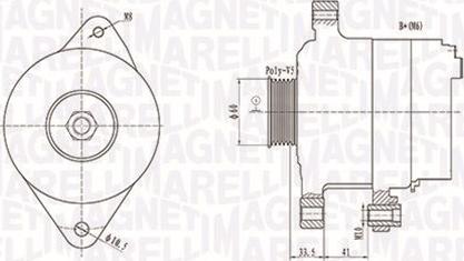 Magneti Marelli 063731891010 - Генератор autozip.com.ua