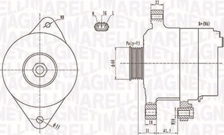 Magneti Marelli 063731892010 - Генератор autozip.com.ua