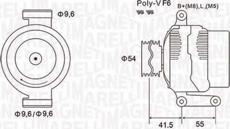 Magneti Marelli 063731855010 - Генератор autozip.com.ua