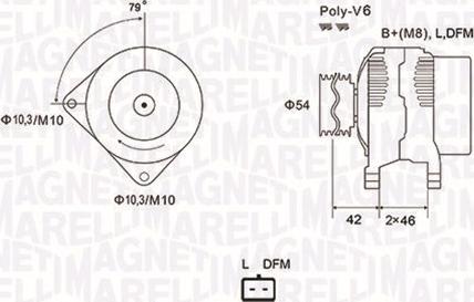 Magneti Marelli 063731850010 - Генератор autozip.com.ua