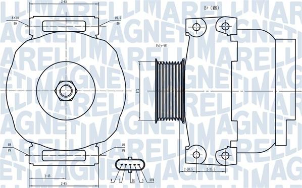 Magneti Marelli 063731851010 - Генератор autozip.com.ua