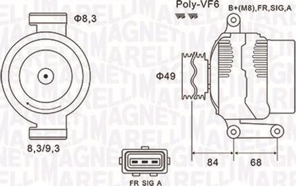 Magneti Marelli 063731864010 - Генератор autozip.com.ua